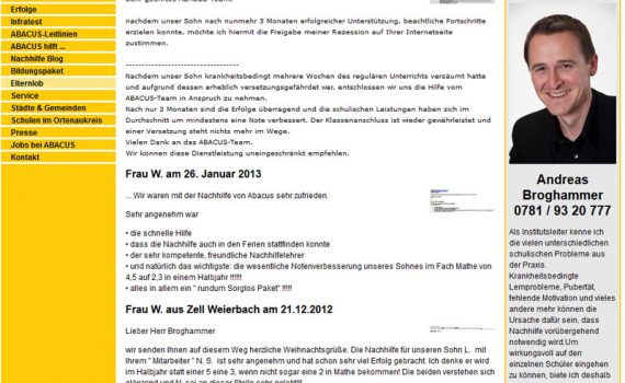 Einzelnachhilfe im Ortenaukreis