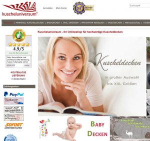 Onlineshop Kuscheldecken in XXL Übergrößen