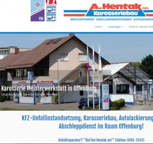 Hentak Abschleppdienst, Unfallinstandsetzung, Autolackierungen