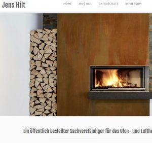 Jens Hilt, Öffentlich bestellter und vereidigter Sachverständiger für das Kachelofen- und Luftheizungsbauer - Handwerk